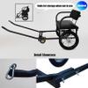 Dog Pull Cart with Seat, Removable Extended Trailer for 10–60 kg Dogs view 3