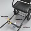 Dog Pull Cart with Seat, Removable Extended Trailer for 10–60 kg Dogs view 4