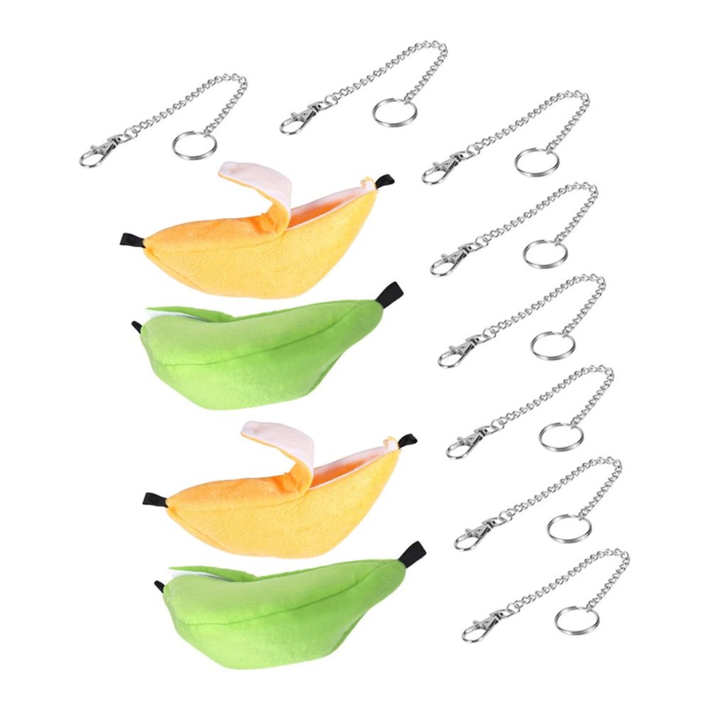 VILLFUL 4-Piece Banana-Shaped Hanging Bed for Small Animals, Space-Saving Hamster Sleeping Nest with Unique Design, Suitable for Guinea Pigs, Chinchillas and Gerbils