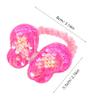 BESTonZON 14-Piece Glitter Hair Ties with Sequin Bows for Toddlers and Girls view 2