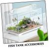 INOOMP 3-Piece Natural Irregular Driftwood Aquarium Decorations for Freshwater Fish view 3