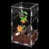 Transparent Acrylic Reptile Breeding Box with Thermometer view 3