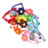 HAPINARY 12-Piece Adjustable Dog Collars with Floral Pattern, Skin-Friendly Material, for Medium Dogs and Cats view 1