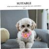 HAPINARY 12-Piece Adjustable Dog Collars with Floral Pattern, Skin-Friendly Material, for Medium Dogs and Cats view 3