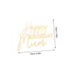 HONITANO 10-Piece Acrylic Birthday Cake Decorations for Cakes and Cupcakes view 2
