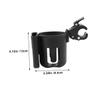 Yardwe 2-Piece Stroller Cup Holders with Phone Holders view 2
