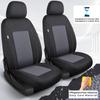 Protective Seat Covers for Jaguar D-Max, 2018 and Newer, Black/Gray TF4 view 4