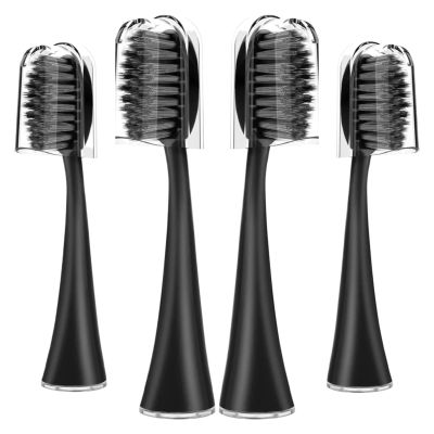 Seago SG-540 Compatible Replacement Toothbrush Heads, Deep Tooth-Gap Cleaning, (4 White)