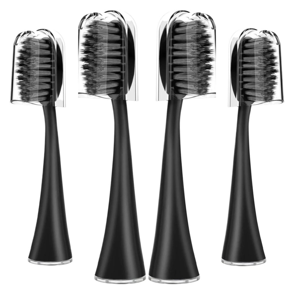 Seago SG-540 Compatible Replacement Toothbrush Heads, Deep Tooth-Gap Cleaning, (4 White)