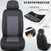 Protective Seat Covers for Maxus E Deliver 2020+, Black/Gray TF4 view 3