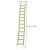 LOLIPPYY 2-Pack Colorful Bird Ladder Climbing Toys for Parrots, Cockatiels, and Budgies view 2