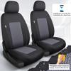 Seat Covers for Toyota Yaris, 2005–2011, Black/Gray TF4 view 4