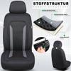 Seat Covers for Toyota Avensis 1998–2002, Black/Gray TF2 view 3