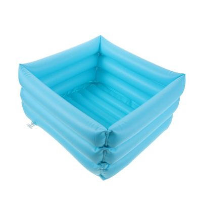Inflatable PVC Foot Bath for Home and Travel, Foldable