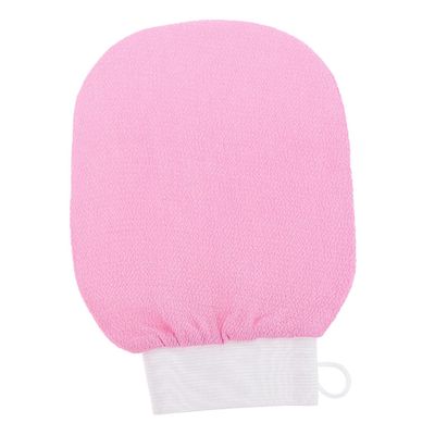 Body Exfoliating Glove, 1 Count, Synthetic Fiber, Pink
