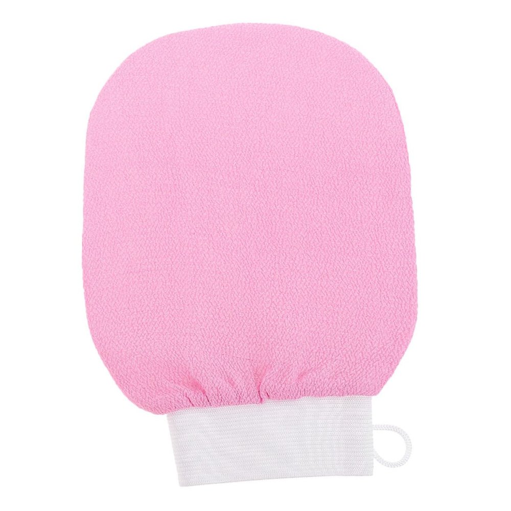 Body Exfoliating Glove, 1 Count, Synthetic Fiber, Pink