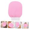 Body Exfoliating Glove, 1 Count, Synthetic Fiber, Pink view 3