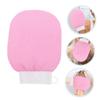 Body Exfoliating Glove, 1 Count, Synthetic Fiber, Pink view 4