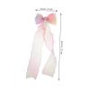 FOYTOKI 2-Piece Bow Hair Clips with Ribbons, Delicate Design for Girls, Comfortable Hold for Everyday Use and Travel, Gift Idea view 2