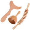 Wooden Body Massage Tool Set, Portable for Home view 1