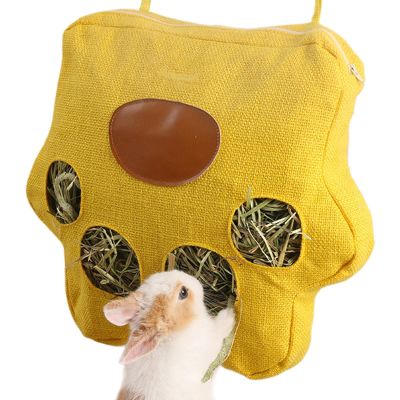 Djowyh Rabbit Hay Bag | Hanging Hay Sack for Small Pets