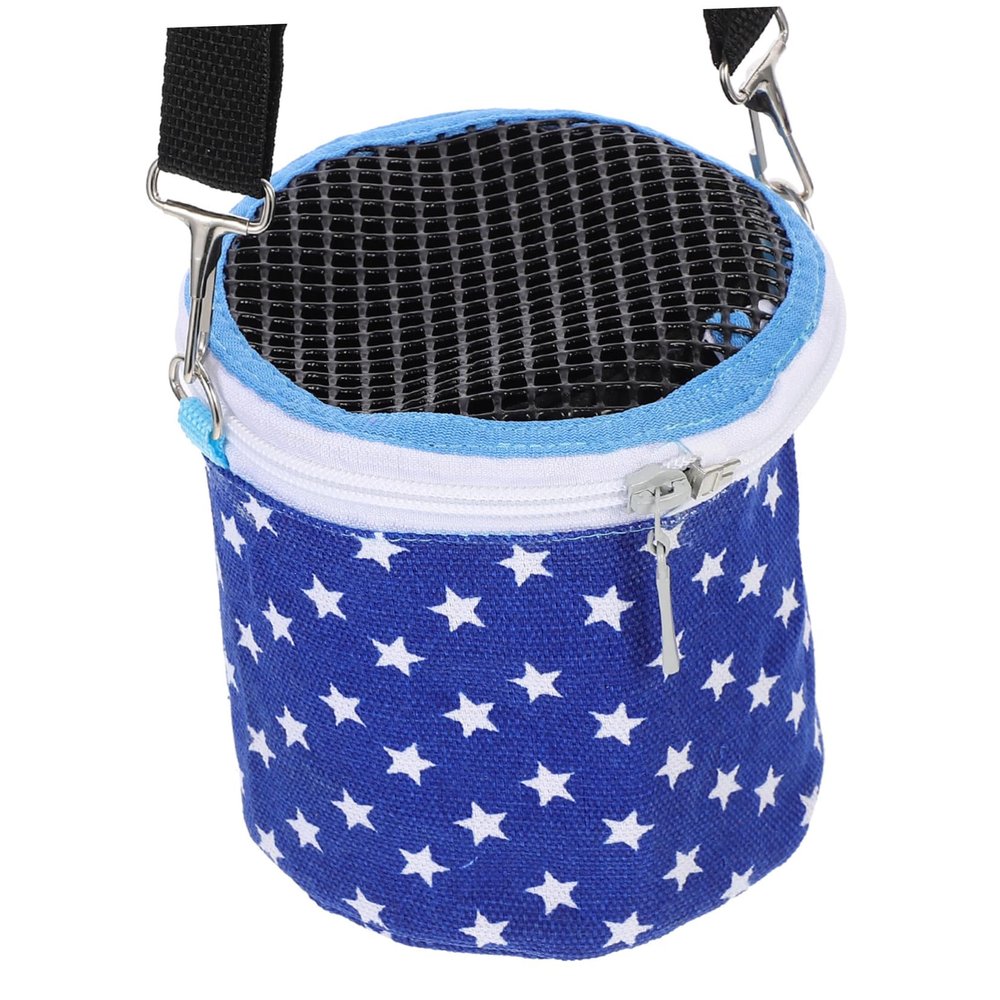 VICASKY Breathable, Portable, Easy-to-Clean Blue Fabric Small Pet Travel Bag