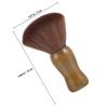 TOGEVAL Wooden-Handle Shaving Brush for Beard Care view 2