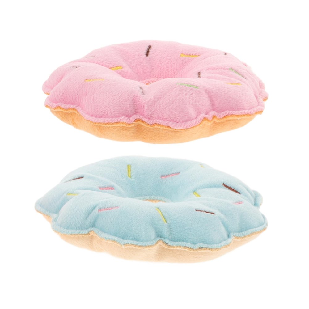 Abaodam Plush Dog Toy - Donut Shape