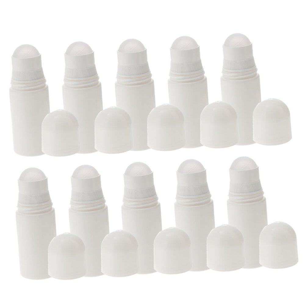 VALICLUD 15-Piece Empty Reusable Roll-On Bottles for Essential Oils and Perfume
