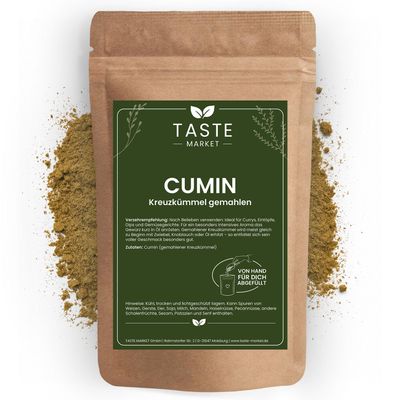 Ground Cumin 200 g – Spice for Curry, Falafel, Dips & Oriental Dishes