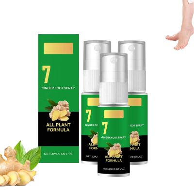 7-Day Ginger Foot Spray, 3-Pack
