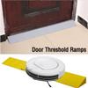 Non-Slip Rubber Wheelchair Ramp, 1 to 4-Inch Rise, Portable and Cuttable Threshold Mat for Indoor and Outdoor Use (Gray, H 1.57 in) view 4