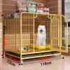 Indestructible Dog Crate with Skylight, Improved Ventilation, Easy to Move and Clean, Ideal for Indoor Use view 2