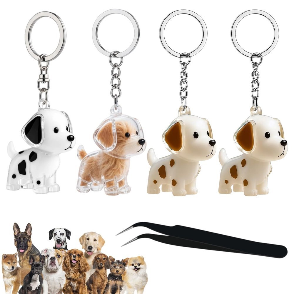 WangVipfei Dog Hair Keychain