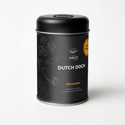 Dutch Doch Allrounder Spice Blend 100 g Flavor-Preserving Tin | Mediterranean Herb Blend for Meat, Vegetables, Pasta & Oven Dishes | No Additives