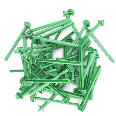 50-Piece Plastic Bird Perch Set, Universal Cage Perches for Parrots and Budgies