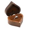 Flaroey Heart-Shaped Ring Box, Jewelry Box, Romantic Wedding Ring Holder, Engagement Ring Box view 1
