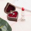 Flaroey Heart-Shaped Ring Box, Jewelry Box, Romantic Wedding Ring Holder, Engagement Ring Box view 4
