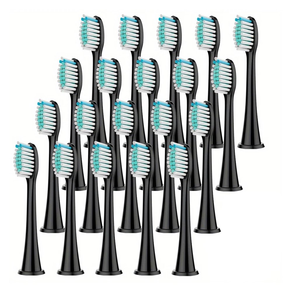 4/8-Piece Replacement Toothbrush Heads Compatible with Philips Sonicare 4100, 6500, 6100, 7500, 5300, 11 (White, 20 pcs)