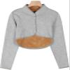 REHOOF Women's Shoulder Warmer, Long Sleeves, Rabbit-Fleece Lining, Unisex, XL (60–70 kg) view 1