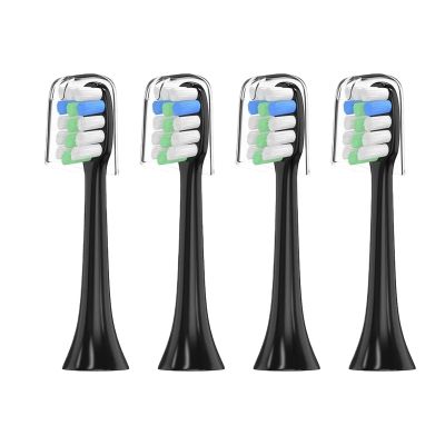 Replacement Toothbrush Head Compatible with Xiaomi SOOCAS/SOOCARE X3, Gold