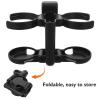 Toyvian Foldable Stroller Cup Holder for Water and Milk Bottles, Removable and Leakproof view 3