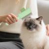 Cat Detangling Comb with Ergonomic Grip view 3