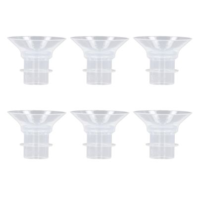 For Spectra Breast Pump, 6-Piece 24 mm Flange Inserts, Hands-Free Portable Shields (15 mm)