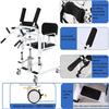 Hydraulic Patient Lift Transfer Chair with 180° Split Seat (Black, A) view 4