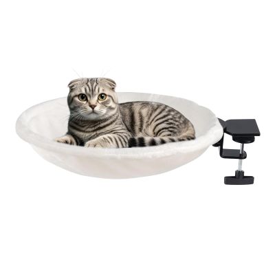 Cozy Ergonomic Washable Non-Slip Cat Desk Bed