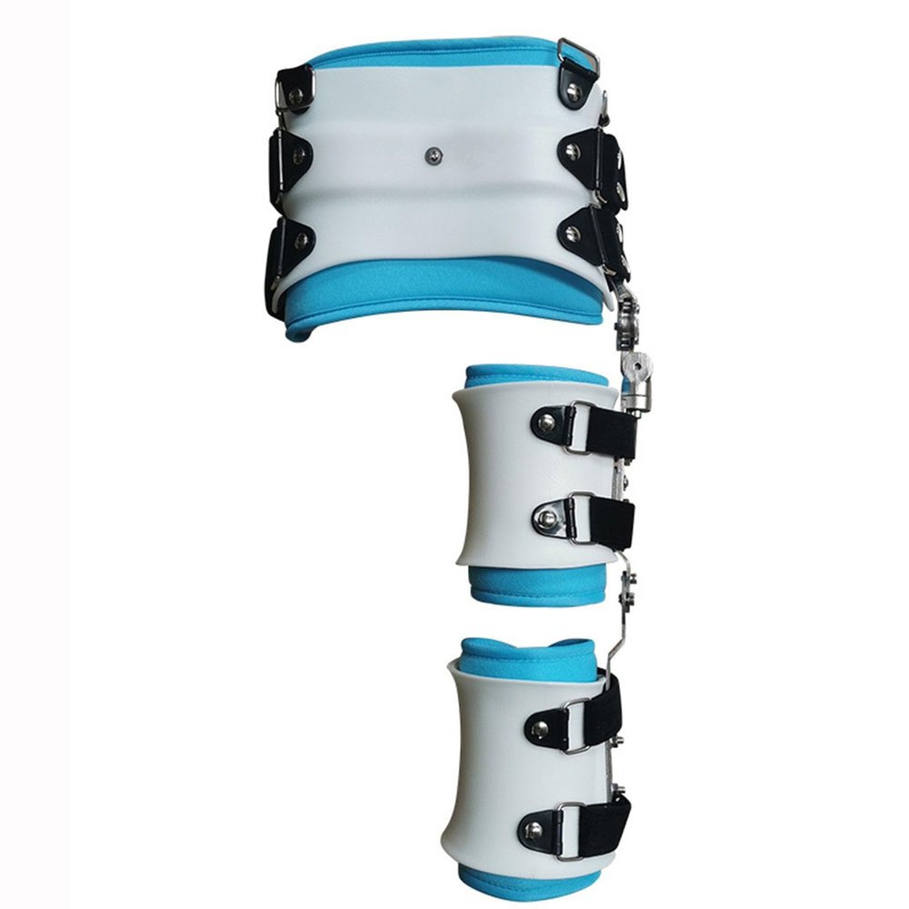 Dyqyym Pediatric Hip Abduction Orthosis, Adjustable Leg Stabilizer, Left L/Right S