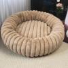 Xiyocadt Round Dog Bed - Plush Donut Pet Bed view 4