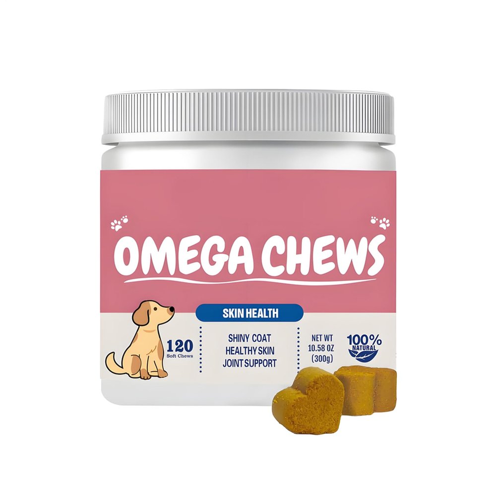 Dog Supplement for Itchy Skin, 120 Chews