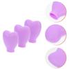 DECOMELODY 3-Piece Silicone Makeup Brush Covers view 2